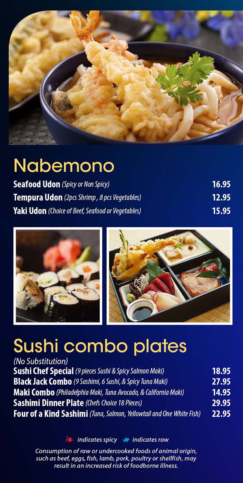 Menu Royal Sushi